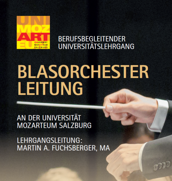 Berufsbegleitender Lehrgang für Blasorchesterleitung am Mozarteum